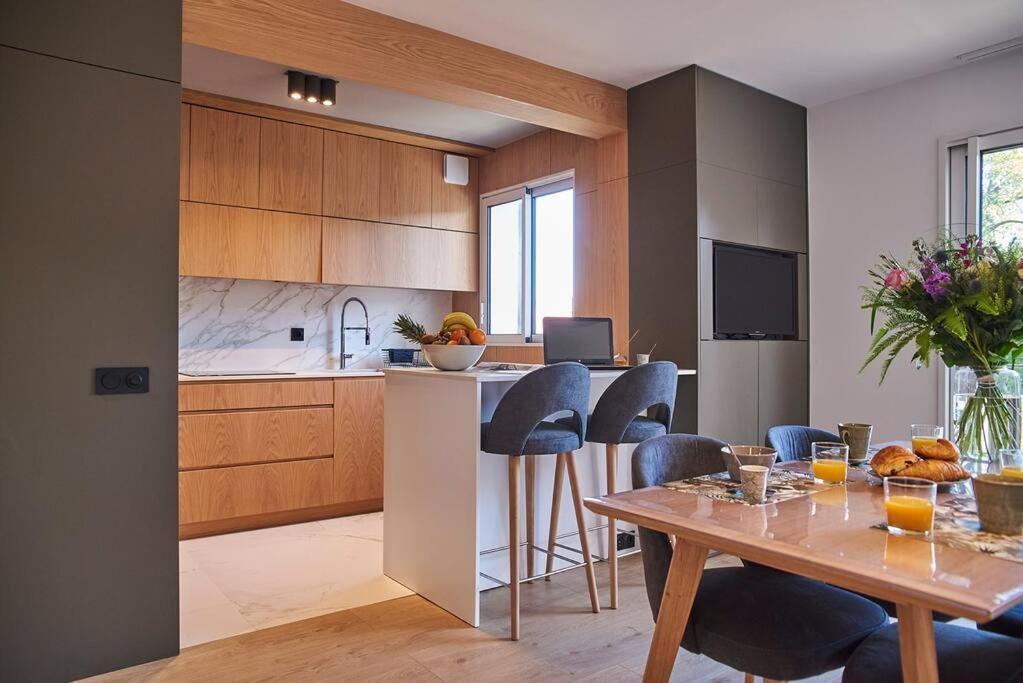 Magnifique Appartement Design Parking Chiberta Anglet Buitenkant foto